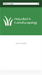 Mobile Screenshot of haydenslandscapeinc.com
